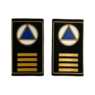 Hombreras Protección CIVIL Coordinador Jefe