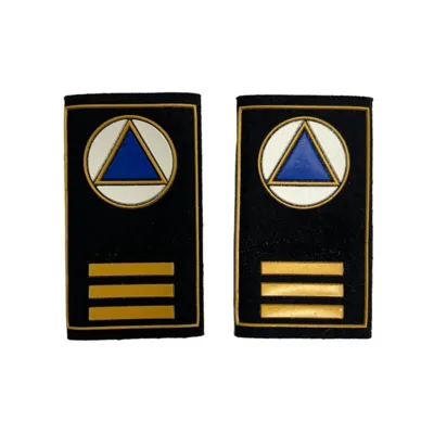 Hombreras Protección CIVIL Jefe de Agrupación