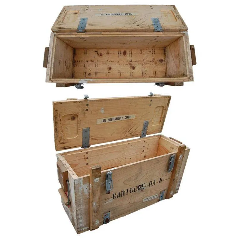 Caja de Municion de Madera