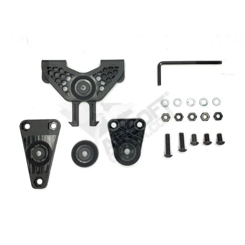 Saf Angle System and MOLLE Panel Kit · Negro