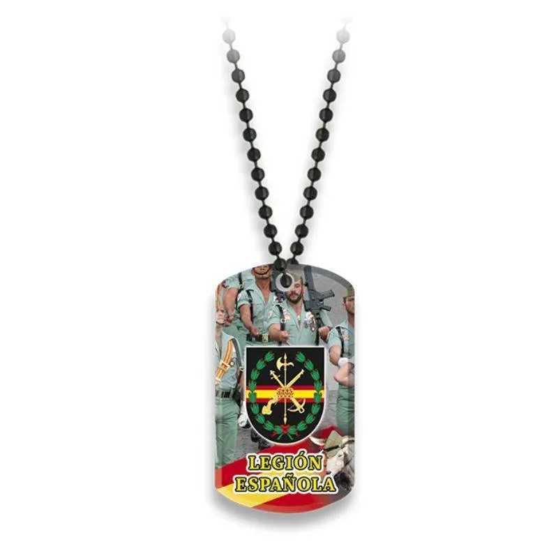 Chapa Militar Legión con Cadena