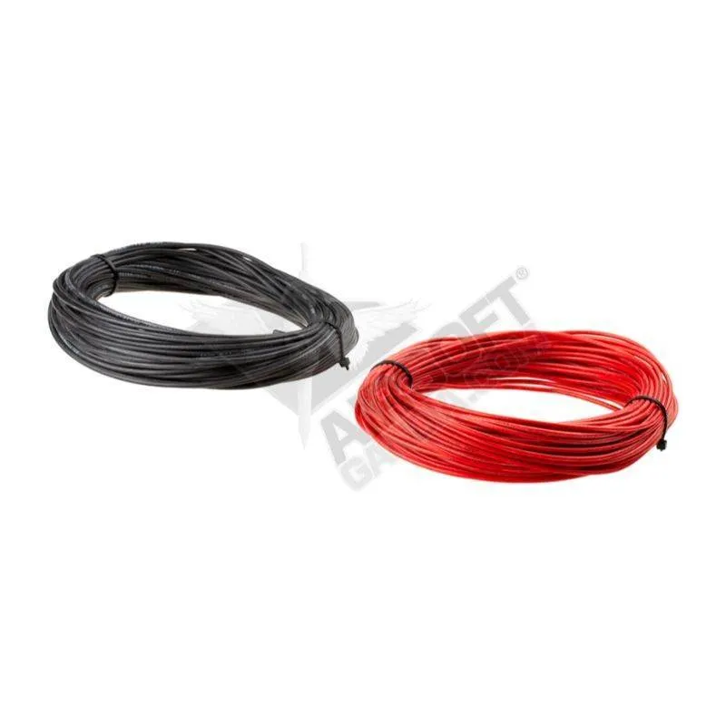 Cable de Baja Resistencia 2x 1m + Gate · Negro