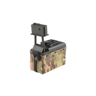M249 C-Mag 1500 rds - A&K.