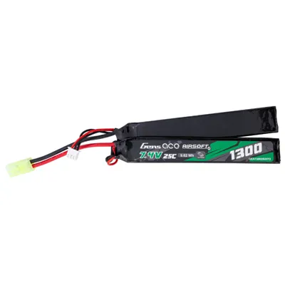 LIPO 7.4V 1300mAh 25C Laminas Tamiya - Gens Ace