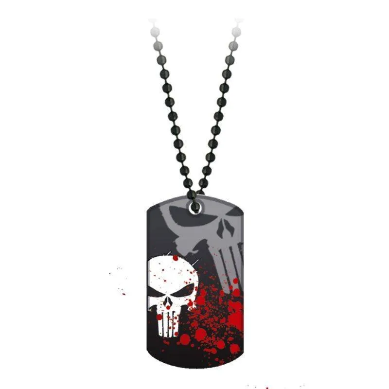 Chapa Calavera con Cadena
