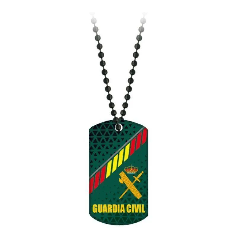 Chapa Guardia Civil con Cadena