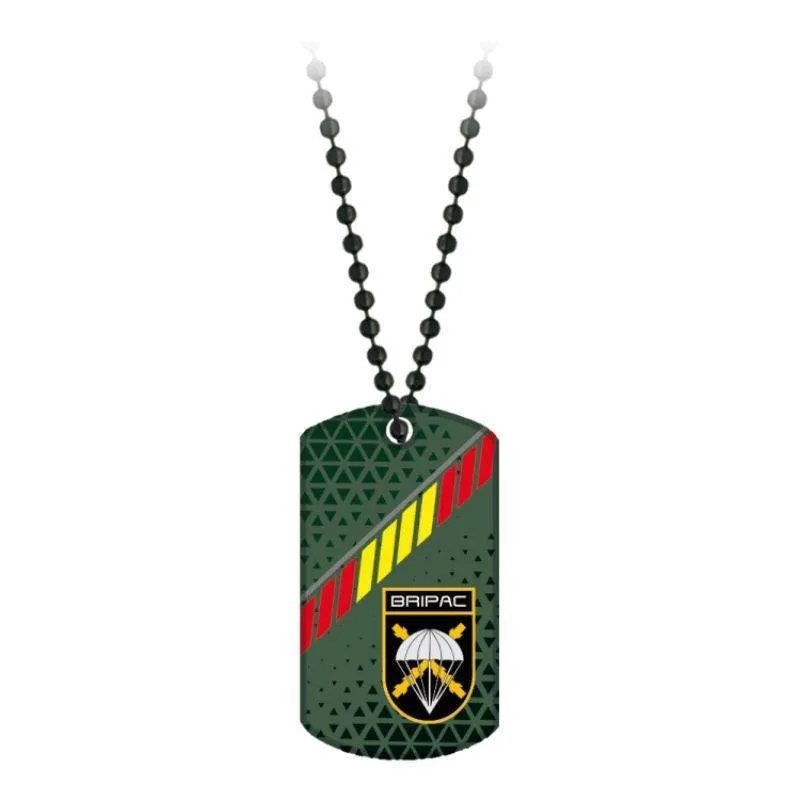 Chapa Militar Bripac con Cadena