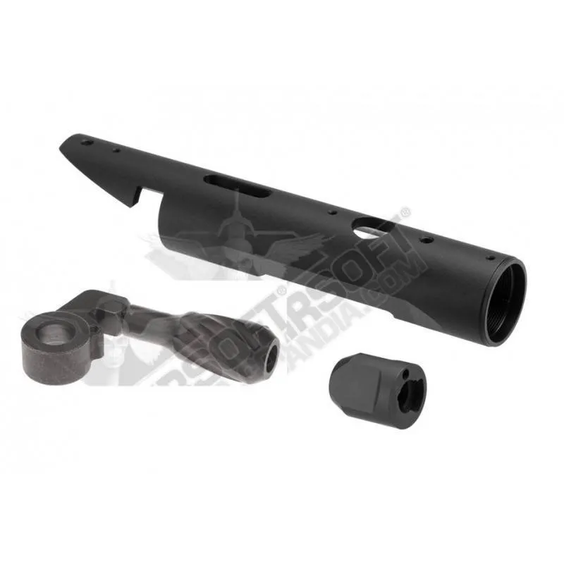 VSR-10 Twisted Solid Bolt Handle with End Cap for Left Hand