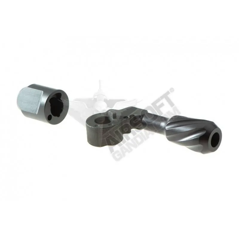VSR-10 Twisted Solid Bolt Handle with End Cap for Right Hand