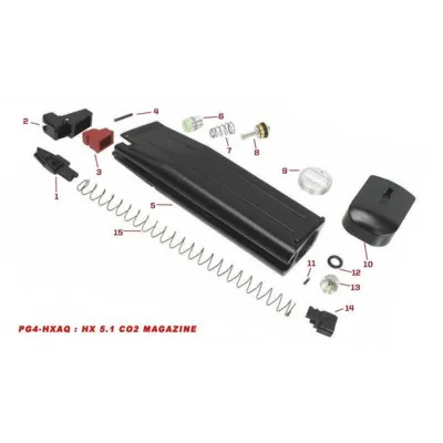 Guía Muelle Cargador CO2 nº14 Hx Series