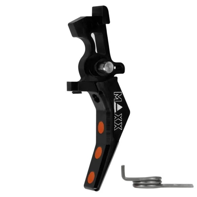 Maxx Model Gatillo CNC Aluminio Speed Estilo B · Negro