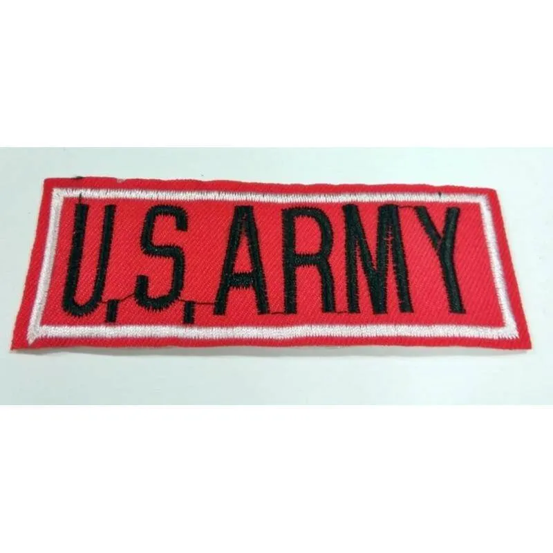 Termoadhesivo US ARMY · Rojo