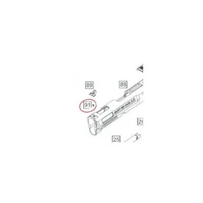 WE Hi-Capa Force Pieza 91 Tornillo Mira de Fibra Optica