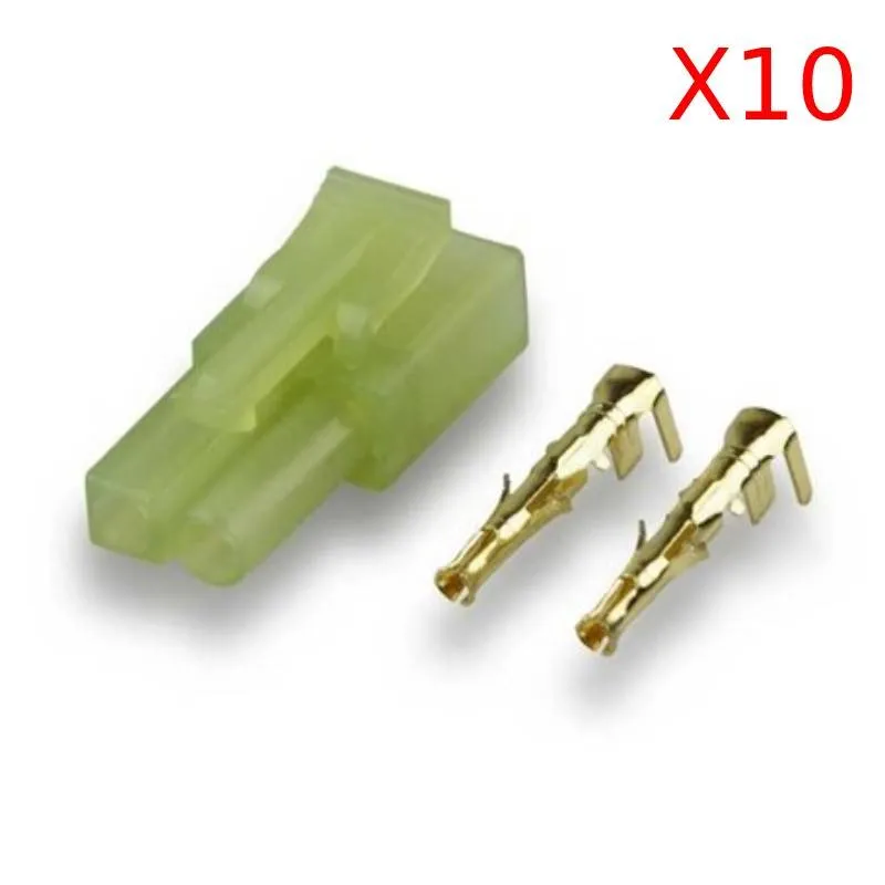 Conector Mini Tamiya Macho Pack 10 Uni