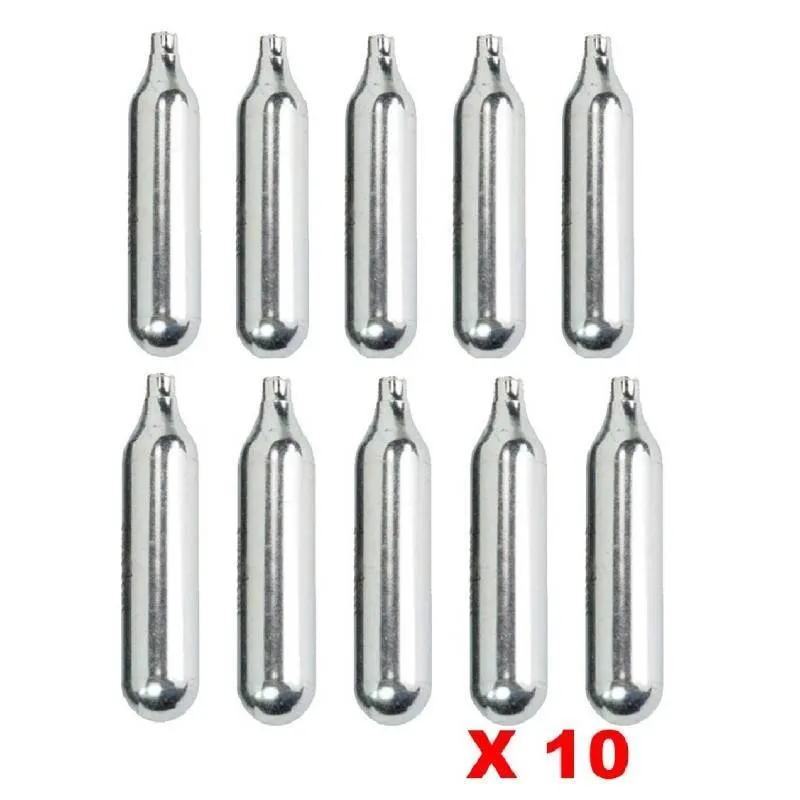 10 Botellas CO2 12 Gramos
