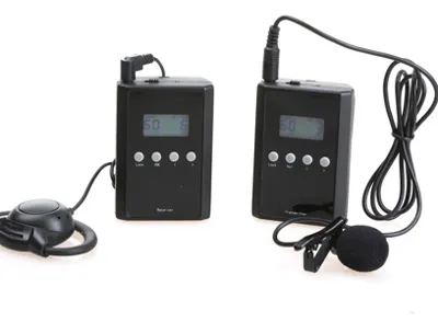 Auriculares y Micrófono Inalámbrico para Reclamo de Perdiz