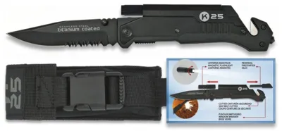 Navaja Pedernal/Linterna. 9cm - K25