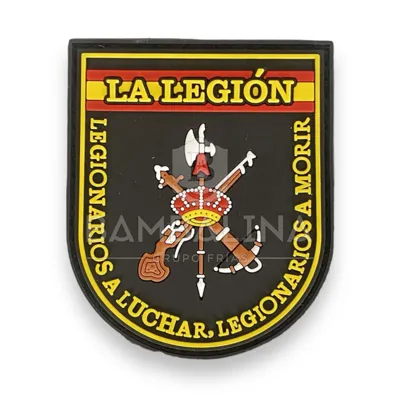 Legión Escarapela Lema PVC