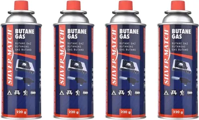 ND Cartuchos de Gas Butano 220g(400 ml) 4PC - Combat Zone