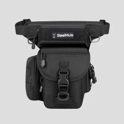 Bolso Riñonera de Pierna para Misiones y Oudoor - Steel Mule