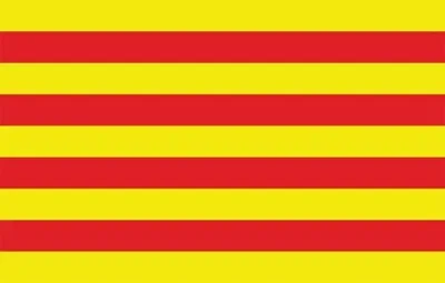 Bandera Cataluña 5CMX7.5CM - Printlab