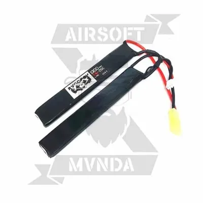 7,4V 1300mAh 25C 2 Stick - RACCOON