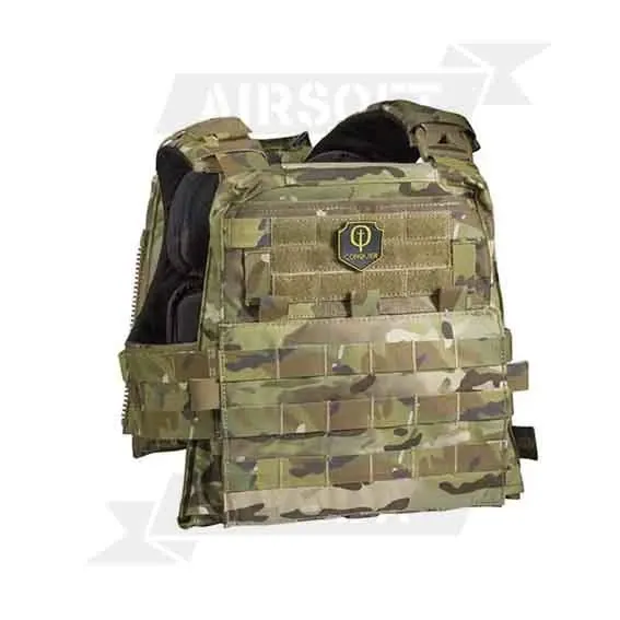 Conquer Cvs Plate Carrier + Regalo (C1 Smart Backpanel) · Multicam