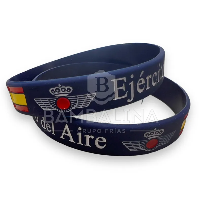 Pulsera Goma Ejército del Aire
