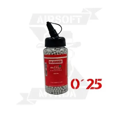 Bolas Kalashnikov Bio 0.25g Biberon 2000 rds - CYBERGUN
