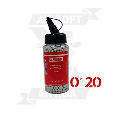 Bolas Kalashnikov Bio 0.20g Biberon 2000 rds - CYBERGUN