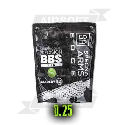 Bolas Specna Arms Edge Precision 0.25g 1kg - SPECNA ARMAS