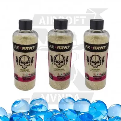 Bote 100 MIL Bolas de Gel Tracer Suaves - FK ARMY