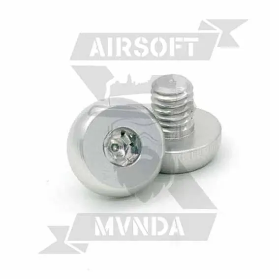 AIP Tornillo Grip Aluminio CNC 7075 para Tm 5.1/4.3 · Plata