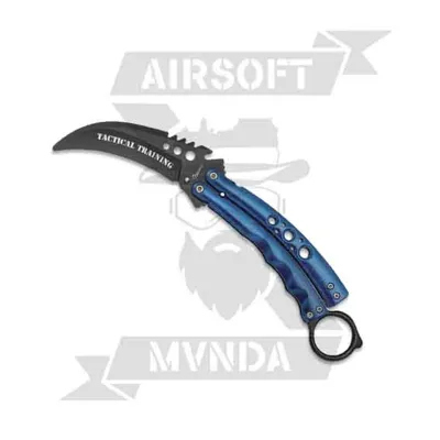 Navaja Mariposa Karambit Entrenamiento Celeste - Albainox