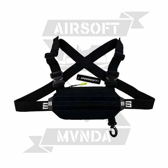 SPEEDSOFT Chest Rig · Negro