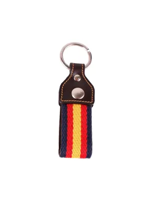 Llavero Loneta con Cuero Bandera España - Arenal de Sevilla