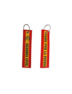 Llavero Bordado Bandera de España Todo por la Patria - Arenal de Sevilla