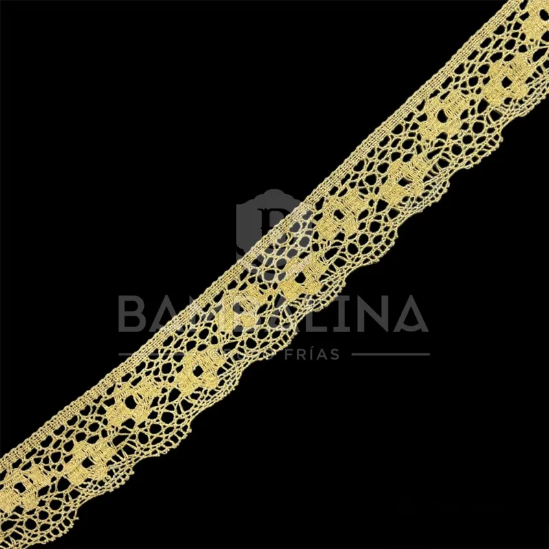 Encaje 3,8cm · Oro