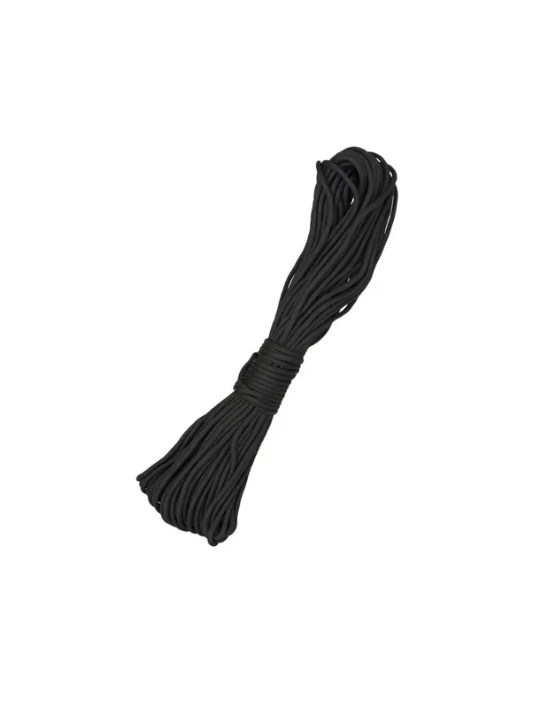 Barbaric Cuerda Multiusos ParaCord 30m · Negro