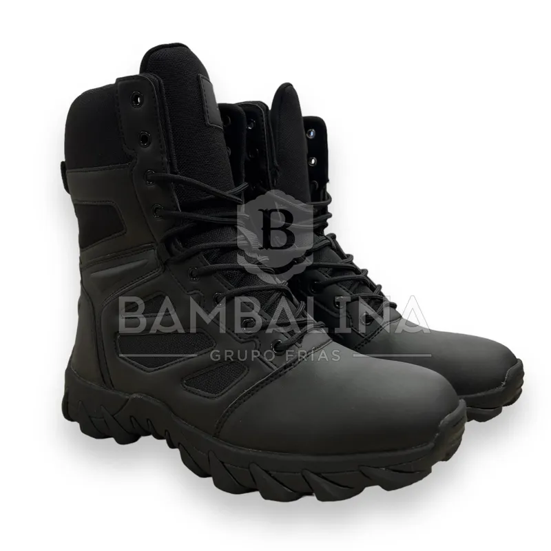 Bota Táctica ALPHA 8” · Negro