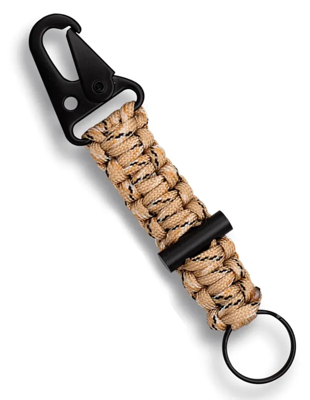 Barbaric Mosquetón Mini Paracord · Coyote