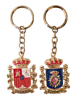 Llavero Policía Nacional y Escudo España - Arenal de Sevilla