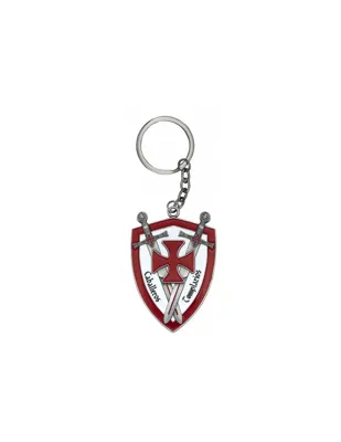 Llavero Escudo Templario con Espadas - Tole 10 Imperial