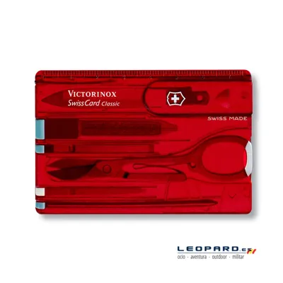 Tarjeta Multiusos Swisscard 10 Usos Traslúcido
