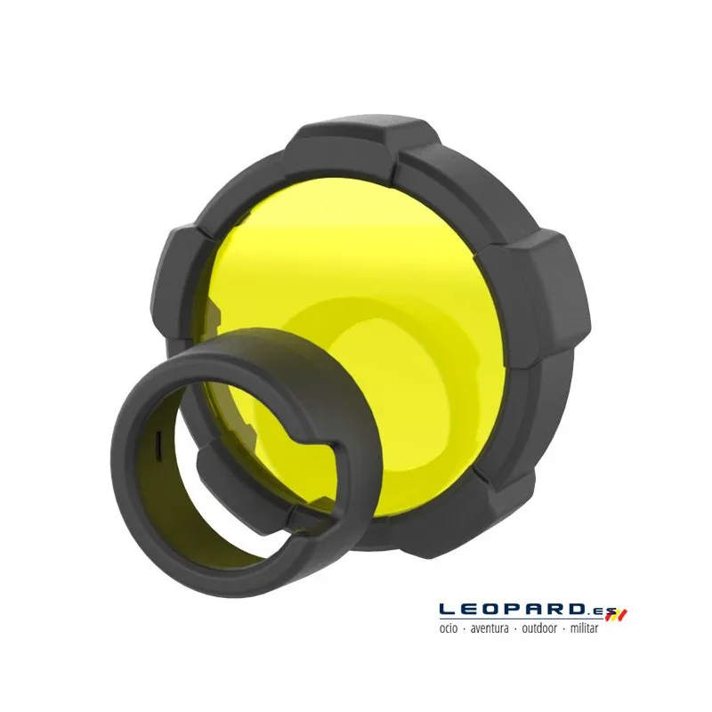 Filtro + Protector para Linterna MT18 · Amarillo