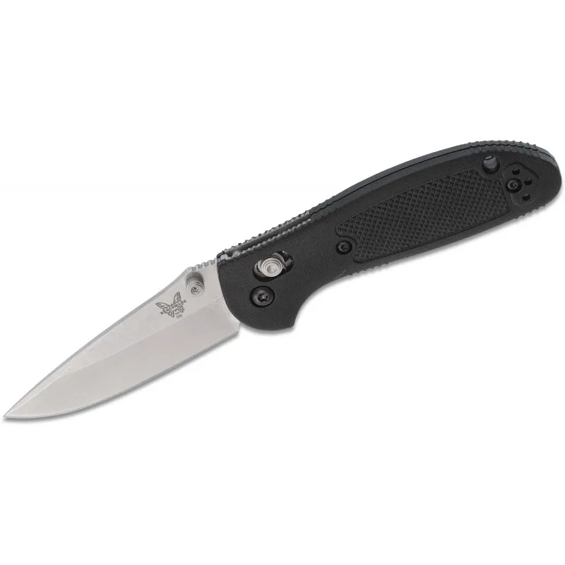 Mini Griptilian 556-S30V Drop Point · Negro