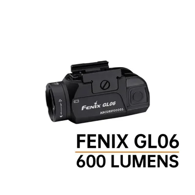 Táctica GL06 para Pistolas 600 Lúmenes Recargable
