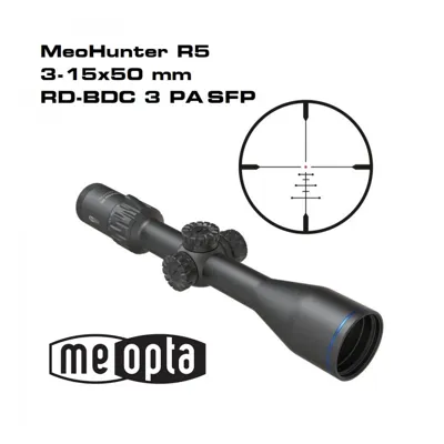MeoHunter R5 3-15x50 Pa SFP - Rd BDC3