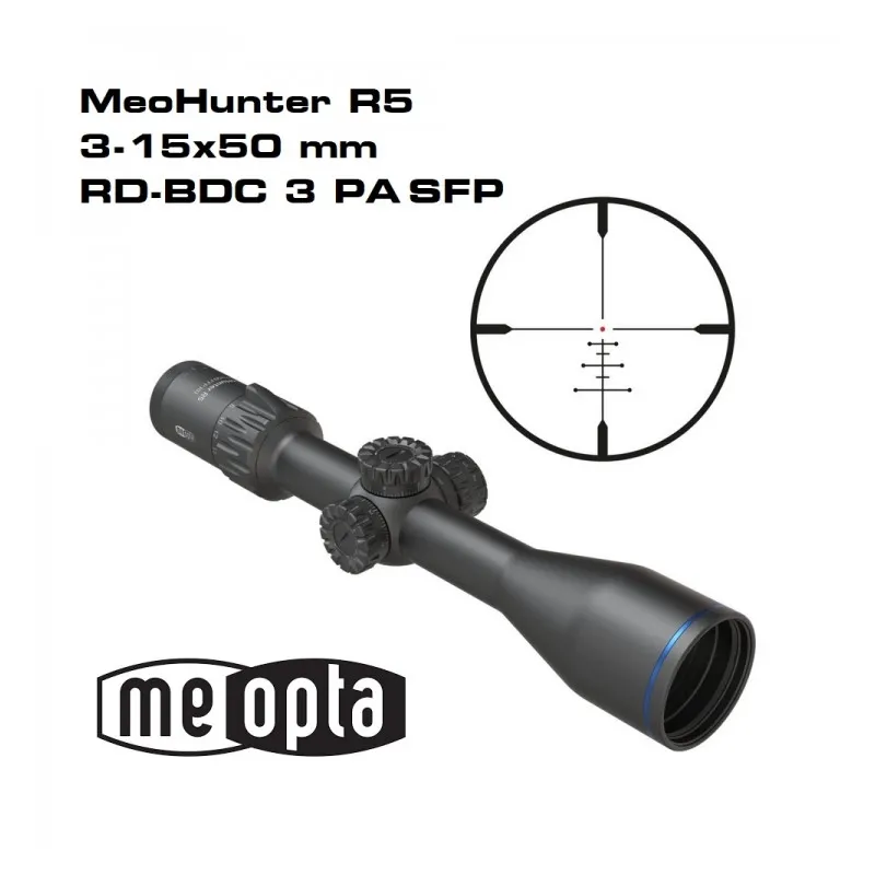 MeoHunter R5 3-15x50 Pa SFP - Rd BDC3