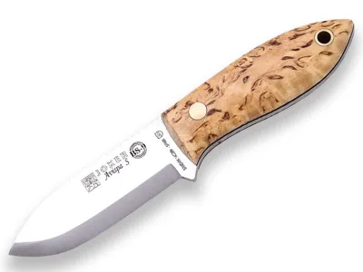 Cuchillo Bushcraft JOKER Bs 9 Avispa Scandi para Cuello y Cinturón - Joker Cuchillería Deportiva